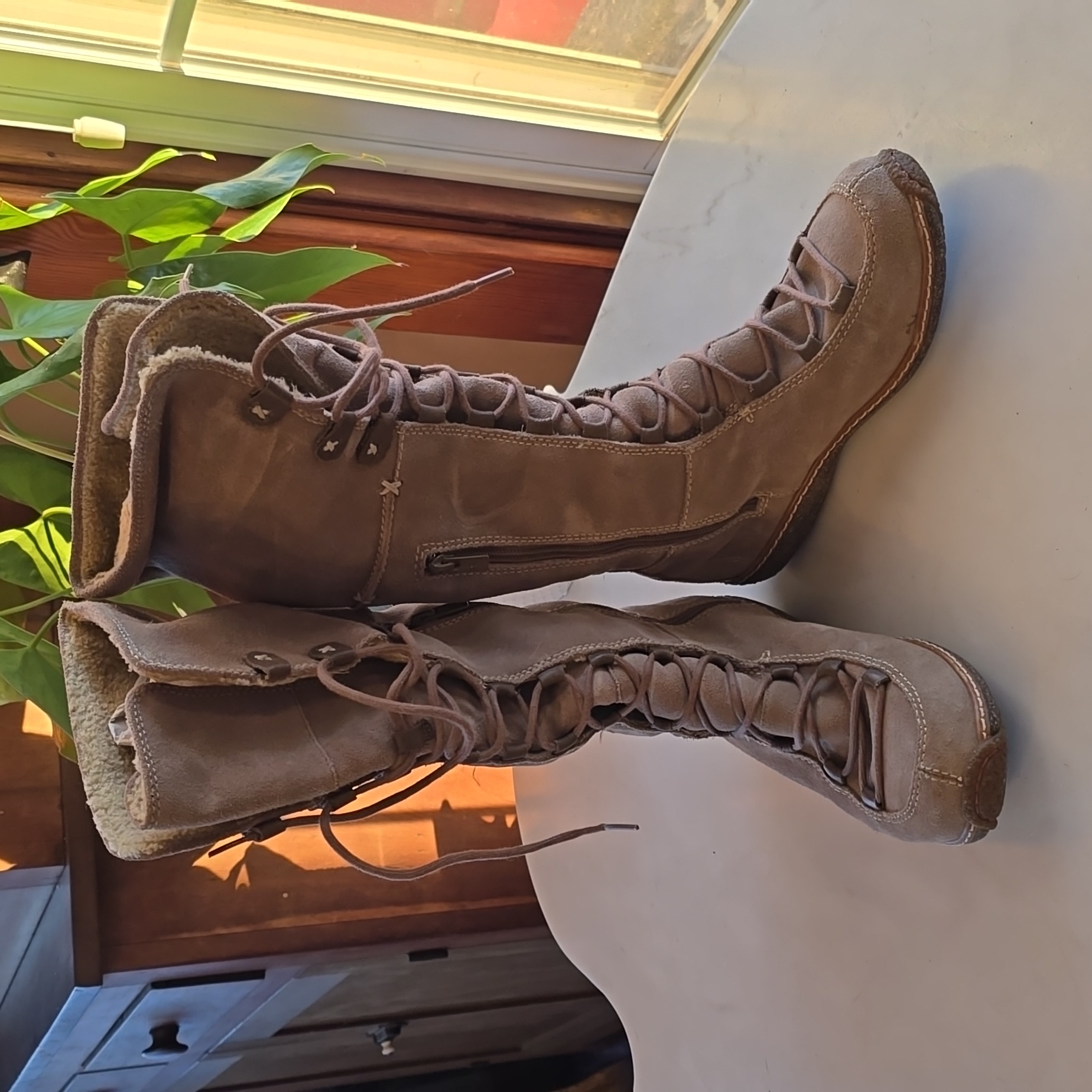Timberland Hollace Tall Brown Boot Size: Us 7.5